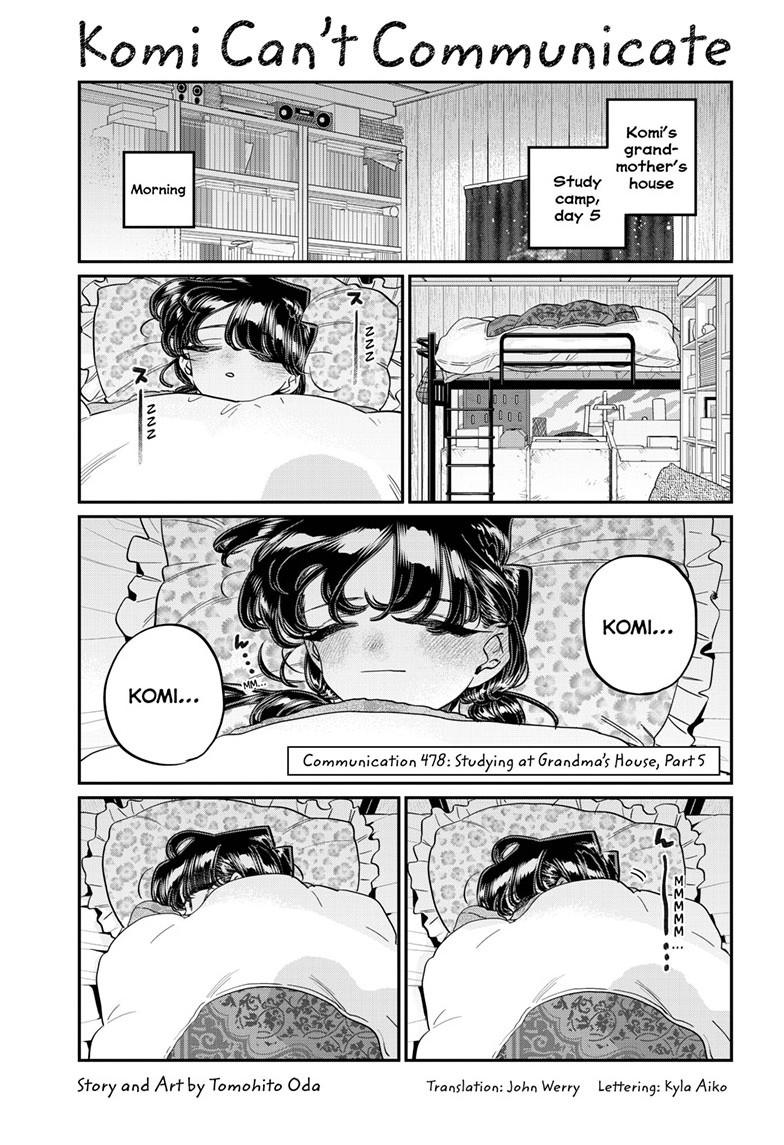 Komi Can’t Communicate, Chapter 478 image 02